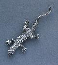 Fabulous 1930s Lizard Paste Brooch